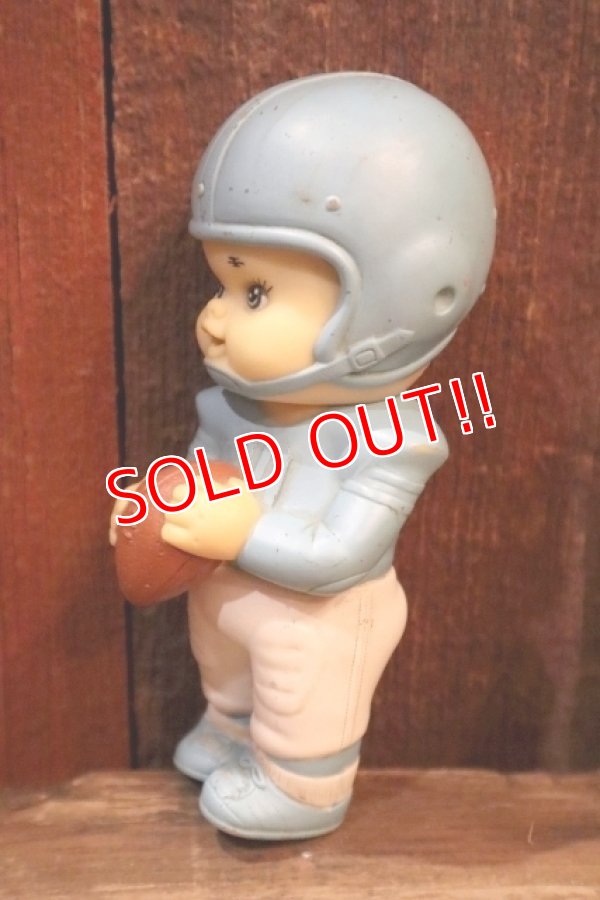 画像4: ct-250205-30 IWAI INDUSTRIAL 1971 FOOTBALL PLAYER SQUEAKY DOLL