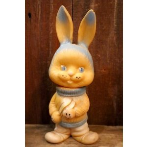 画像: ct-250205-30 UNKNOWN 1960's BUNNY RUBBER DOLL