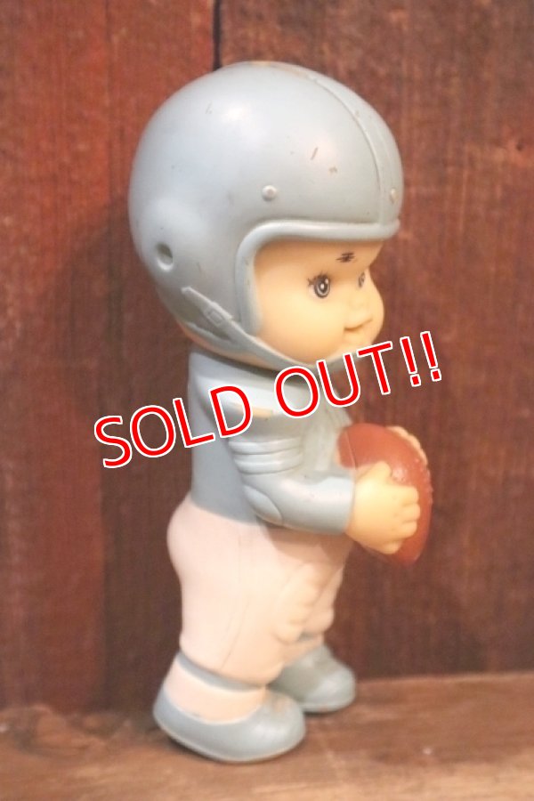 画像3: ct-250205-30 IWAI INDUSTRIAL 1971 FOOTBALL PLAYER SQUEAKY DOLL