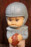 画像2: ct-250205-30 IWAI INDUSTRIAL 1971 FOOTBALL PLAYER SQUEAKY DOLL