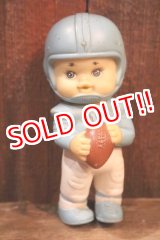 画像: ct-250205-30 IWAI INDUSTRIAL 1971 FOOTBALL PLAYER SQUEAKY DOLL