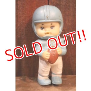 画像: ct-250205-30 IWAI INDUSTRIAL 1971 FOOTBALL PLAYER SQUEAKY DOLL