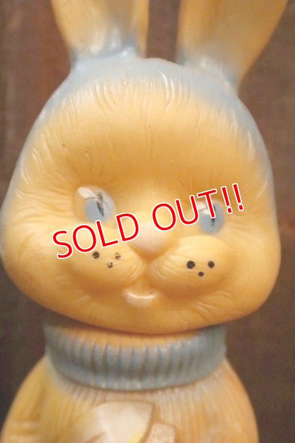 画像2: ct-250205-30 UNKNOWN 1960's BUNNY RUBBER DOLL