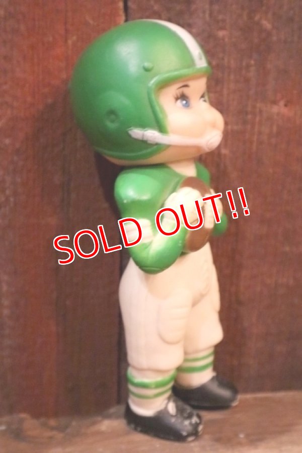 画像3: ct-250205-30 Stahlwood Toy 1960's-1970's FOOTBALL PLAYER SQUEAKY DOLL