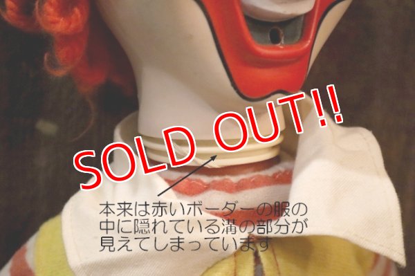 画像8: ct-250401-04 Ronald McDonald / Hasbro 1978 Whistle Doll