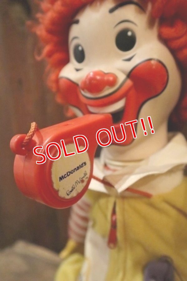 画像4: ct-250401-04 Ronald McDonald / Hasbro 1978 Whistle Doll
