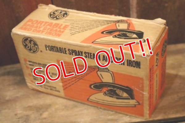 画像11: dp-250320-25 GENERAL ELECTRIC 1960's PORTABLE SPRAY SYSTEM AND DRY IRON