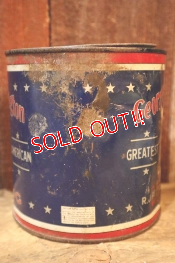 画像4: dp-250531-16 George Washington CUT PLUG TOBACCO 1930's TIN CAN