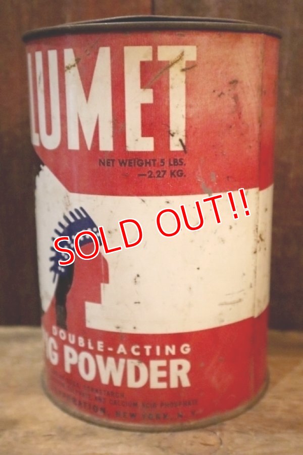 画像2: dp-250531-07 CALUMET 1950's BAKING POWDER 5 LBS. CAN