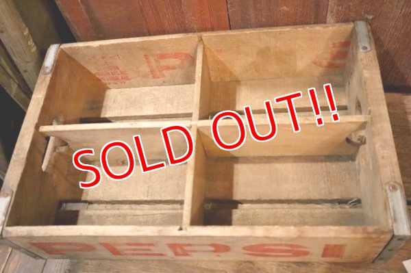 画像6: dp-250531-15 PEPSI / Vintage Wood Box