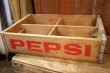画像1: dp-250531-15 PEPSI / Vintage Wood Box