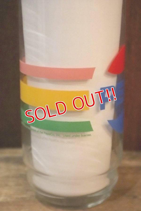 画像4: gs-250205-29 PEPSI 2000's GLASS "70's Stripe"