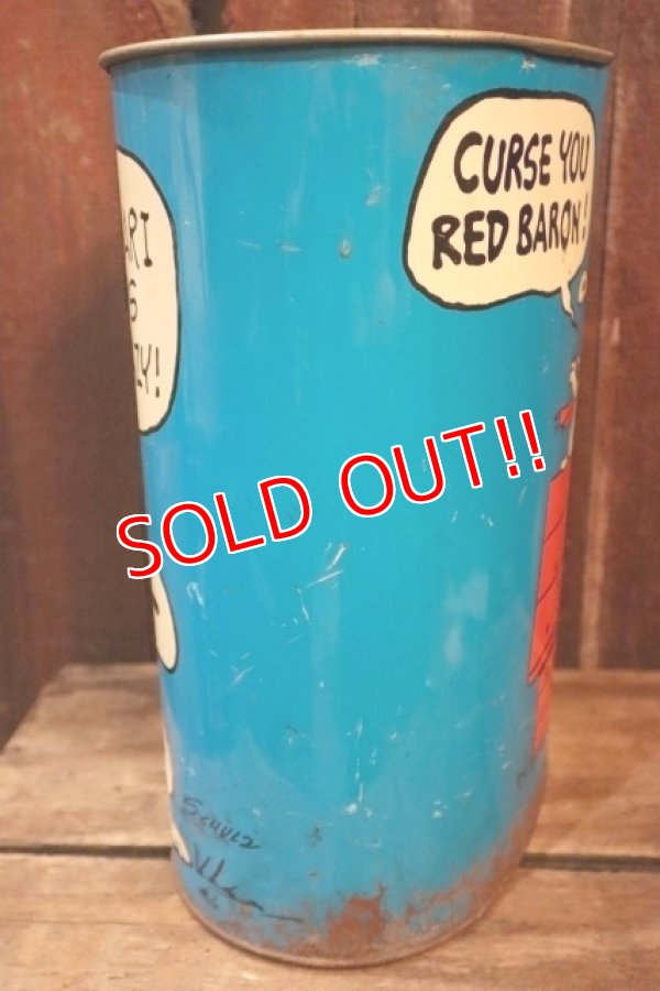 画像9: ct-250205-77 Snoopy (Flying Ace) & Lucy / CHEINCO 1970's Trash Box