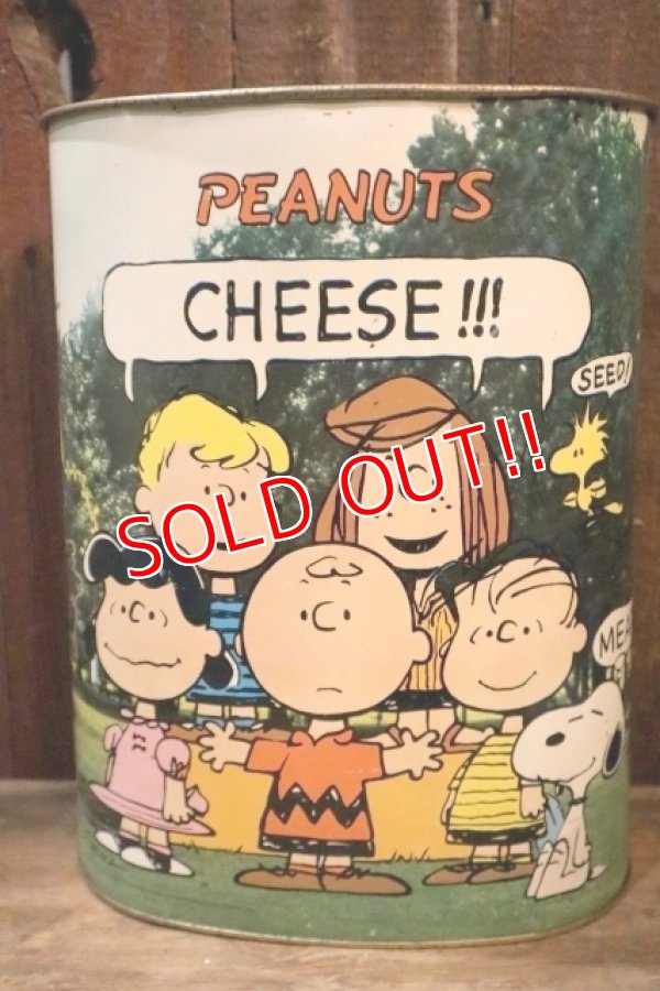 画像1: ct-250205-77 PEANUTS / CHEINCO 1960's-1970's Trash Can