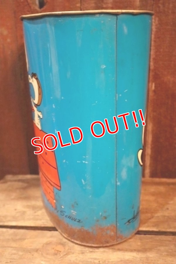 画像10: ct-250205-77 Snoopy (Flying Ace) & Lucy / CHEINCO 1970's Trash Box