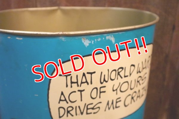 画像8: ct-250205-77 Snoopy (Flying Ace) & Lucy / CHEINCO 1970's Trash Box