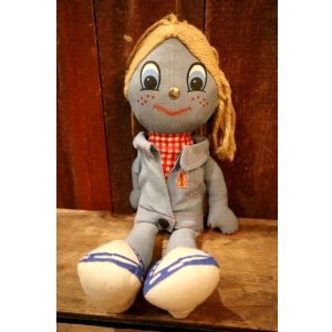 画像: ct-250404-06 【JUNK】LEVI'S / Knickerbocker 1970's Denim Rag Doll Girl 