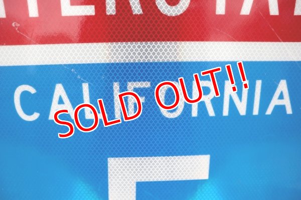 画像3: dp-250531-13 Road Sign "INTERSTATE CALIFORNIA 5"