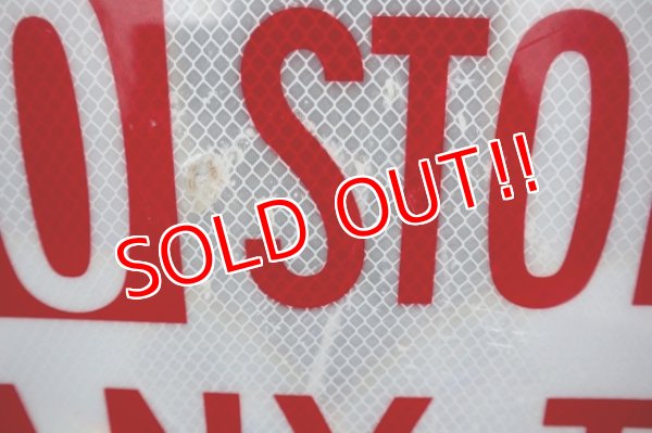 画像4: dp-250531-10 Road Sign "NO STOPPING ANY TIME"