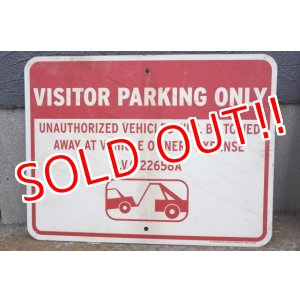 画像: dp-250531-11 Road Sign "VISITOR PARKING ONLY"