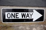 画像: dp-250531-12 Road Sign "ONE WAY⇒"