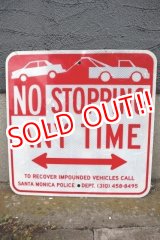 画像: dp-250531-10 Road Sign "NO STOPPING ANY TIME"