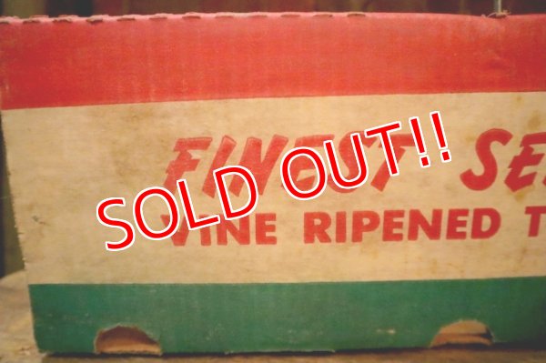 画像4: dp-250319-14 FINEST SELECTED VINE RIPEND TOMATOES / Vintage Cardboard Box