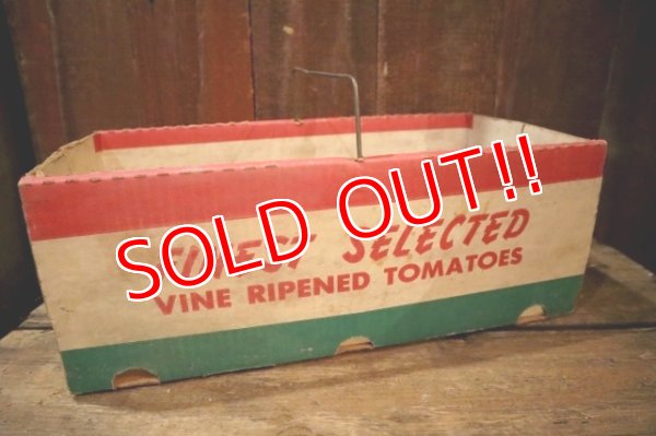 画像3: dp-250319-14 FINEST SELECTED VINE RIPEND TOMATOES / Vintage Cardboard Box