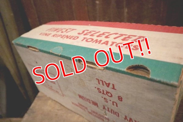 画像16: dp-250319-14 FINEST SELECTED VINE RIPEND TOMATOES / Vintage Cardboard Box