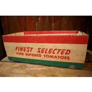 画像: dp-250319-14 FINEST SELECTED VINE RIPEND TOMATOES / Vintage Cardboard Box