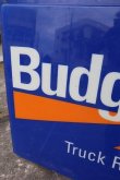 画像2: dp-221001-36 【店頭ピックのみ・発送不可】Budget Truck Rental Store Sign