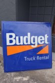 画像1: dp-221001-36 【店頭ピックのみ・発送不可】Budget Truck Rental Store Sign