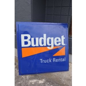 画像: dp-221001-36 【店頭ピックのみ・発送不可】Budget Truck Rental Store Sign