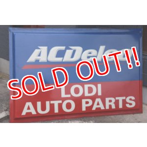 画像: dp-230601-64 【店頭ピックのみ・発送不可】AC Delco AUTO PARTS Sign
