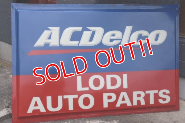 画像1: dp-230601-64 【店頭ピックのみ・発送不可】AC Delco AUTO PARTS Sign
