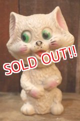 画像: ct-250205-30 UNKNOWN 1960's〜 CAT RUBBER DOLL