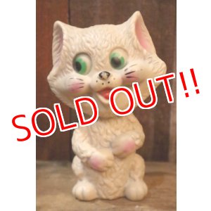 画像: ct-250205-30 UNKNOWN 1960's〜 CAT RUBBER DOLL