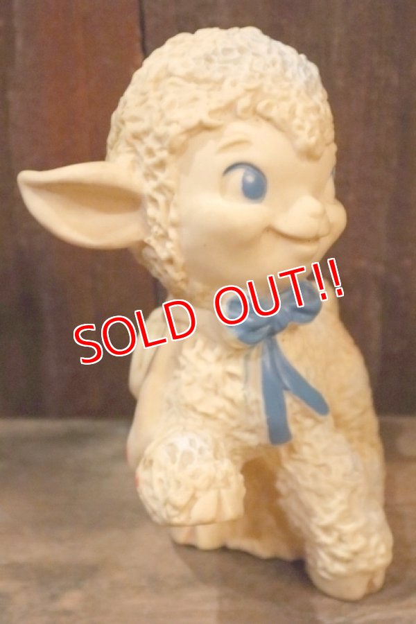 画像3: ct-250205-30 UNKNOWN 1960's〜 LAMB SQUAKY DOLL