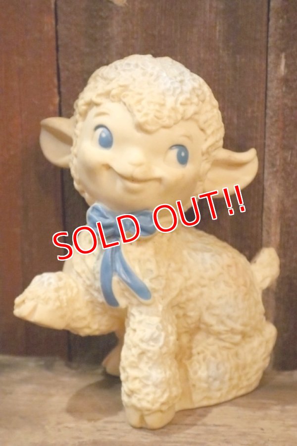 画像1: ct-250205-30 UNKNOWN 1960's〜 LAMB SQUAKY DOLL