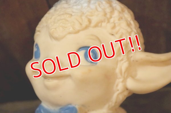 画像2: ct-250205-30 UNKNOWN 1960's〜 LAMB SQUAKY DOLL