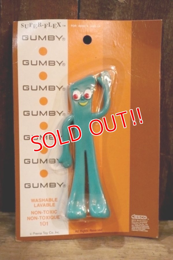 画像1: ct-250615-03 Gumby / Prema Toy Inc. JESCO  1980's Bendable Figure