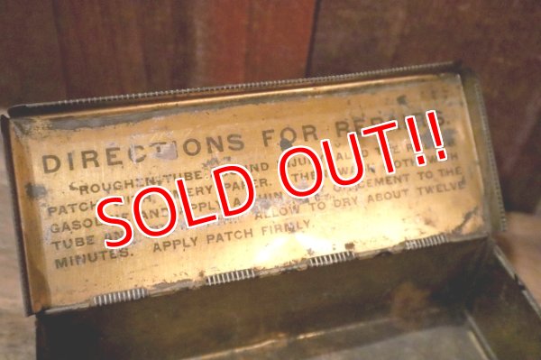 画像8: dp-250531-02 GOODRICH TIRES 1920's-1930's REPAIR OUTFIT TIN CASE