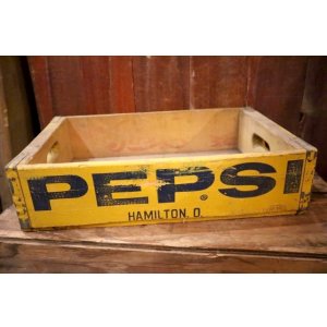 画像: dp-250615-01 PEPSI 1960's-1970's WOOD BOX