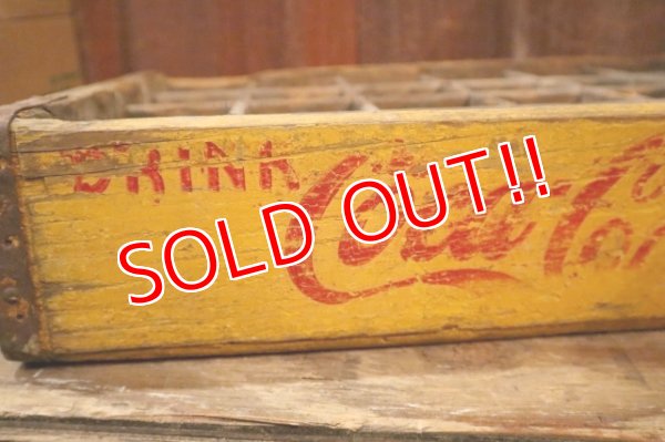 画像2: ck-001 Coca-Cola 1950's WOOD BOX