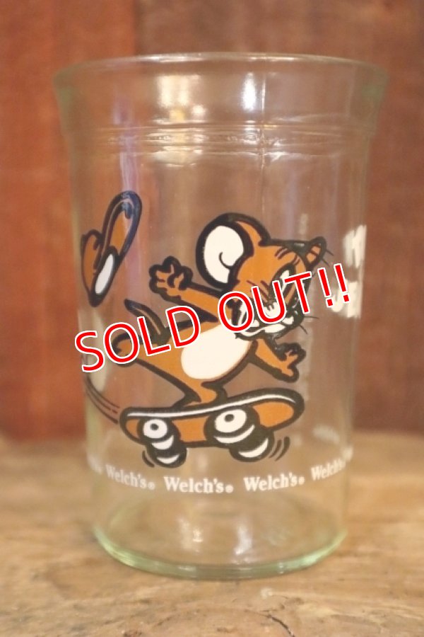 画像1: gt-250618-04 TOM & JERRY / 1990 Welch's Glass "JERRY"