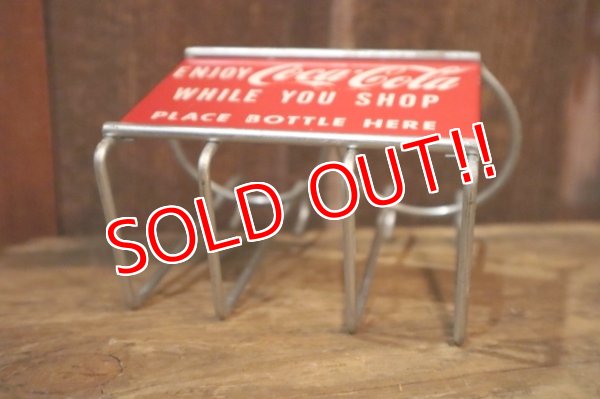 画像6: ck--003 Coca-Cola 1950's Shopping Cart Bottle Holder
