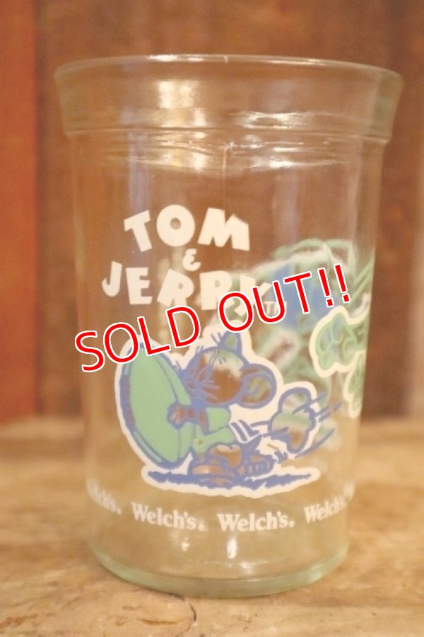 画像1: gt-250618-06 TOM & JERRY / 1991 Welch's Glass "FOOTBALL"