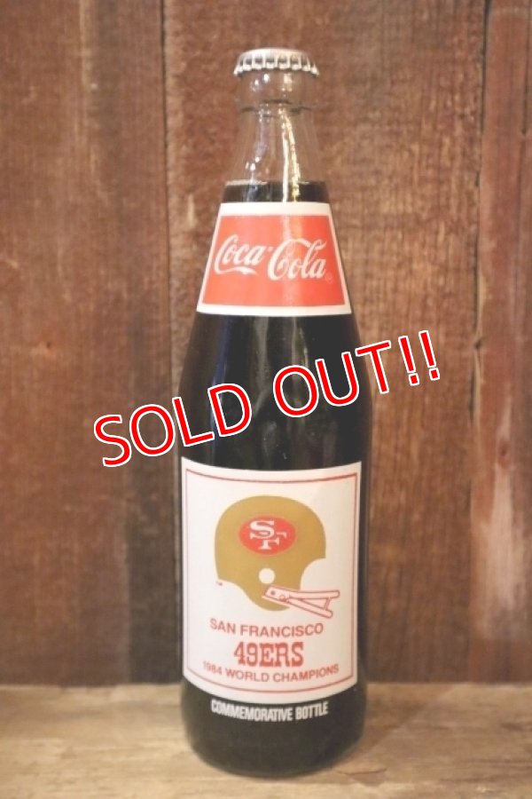 画像1: ck-004 Coca-Cola × 7 ELEVEN / San Francisco 49ers 1984 Word Champion Bottle