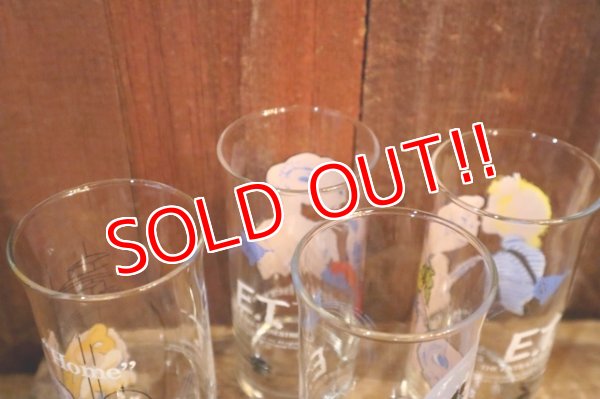 画像9: gs-250618-01 E.T. / 1982 Pizza Hut Novelty Glass Set