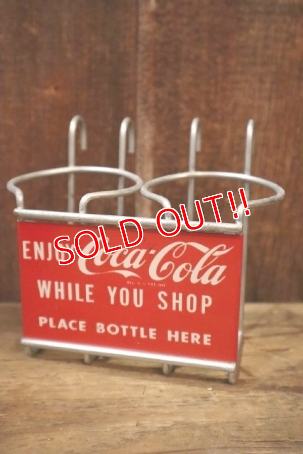 画像1: ck--003 Coca-Cola 1950's Shopping Cart Bottle Holder
